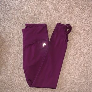 purple HEAD leggings, size small